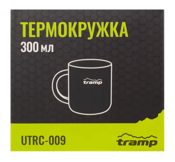 Термокружка Tramp с двойными стенками 9х11 см 300 мл (UTRC-009-olive) - фото 4