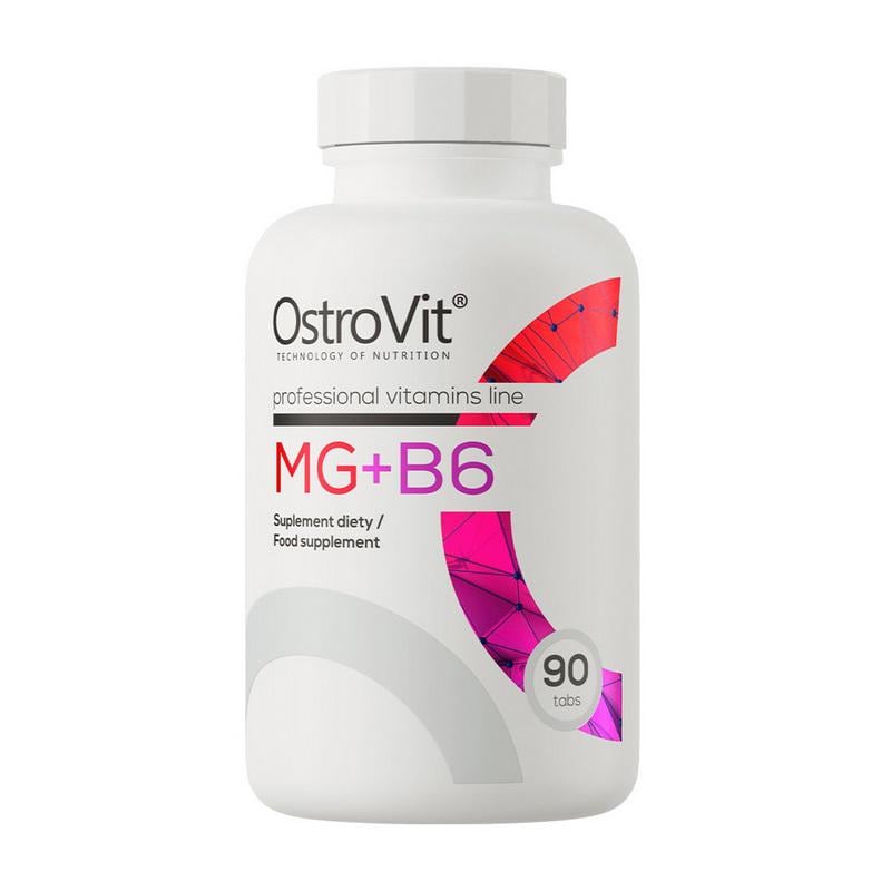 Магній В6 цитрат 375 мг OstroVit Mg + B6 90 табл.