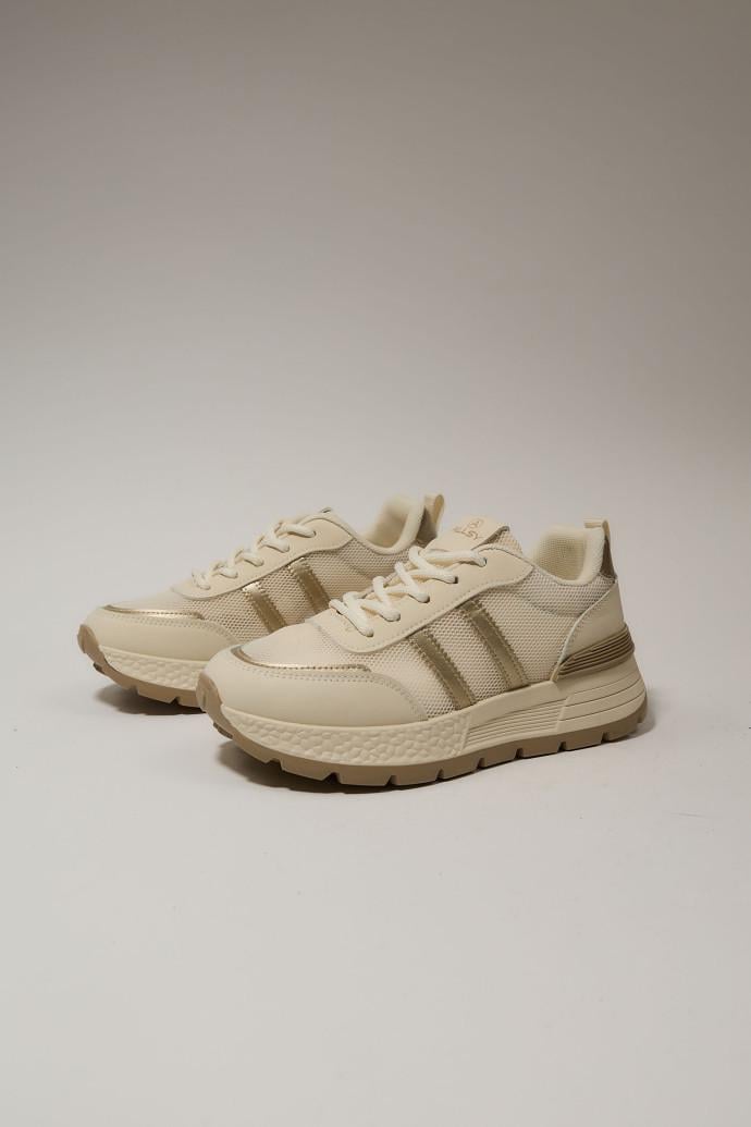 Кроссовки женские летние ALLSY р. 38 Бежевый (196564)