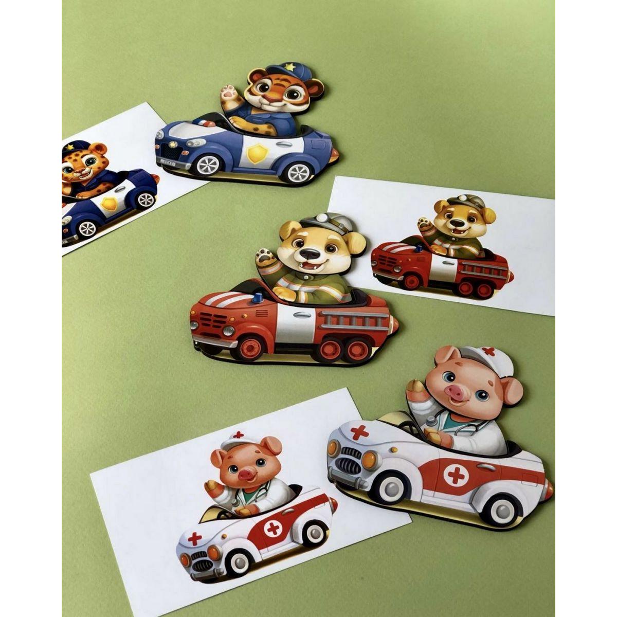 Настільна гра Ubumblebees Веселі водії Різнокольоровий (SR-113-N-29) - фото 4