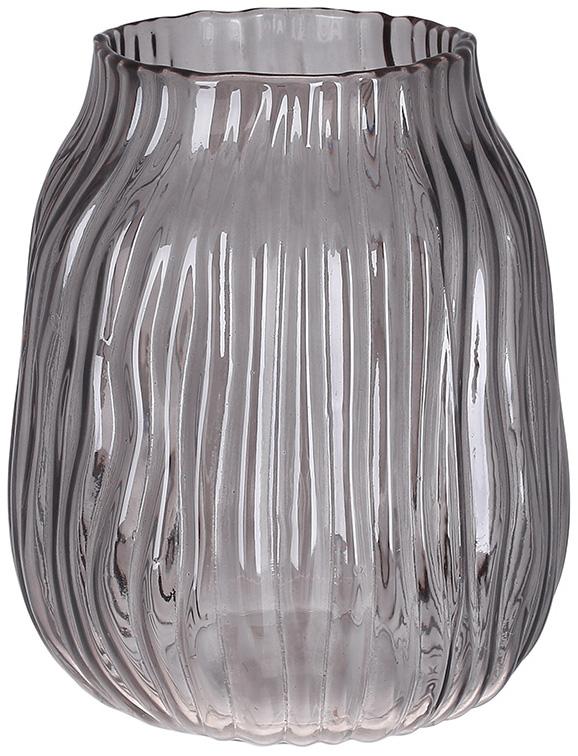 Ваза стеклянная Ariadne Harmony Ø15x20 см Дымчато-черный (BD-527-780)