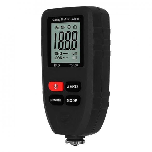 Товщиномір цифровий фарби R&D-TC100 0,1 мікрон/0-1300 Fe & NF - фото 5 Товщиномір цифровий фарби R&D-TC100 0,1 мікрон/0-1300 Fe & NF - фото 5