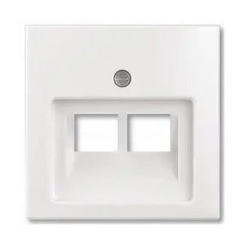 Розетка ABB Basic 55 компьютерная 2-ная Белый (2CKA001753A0095)