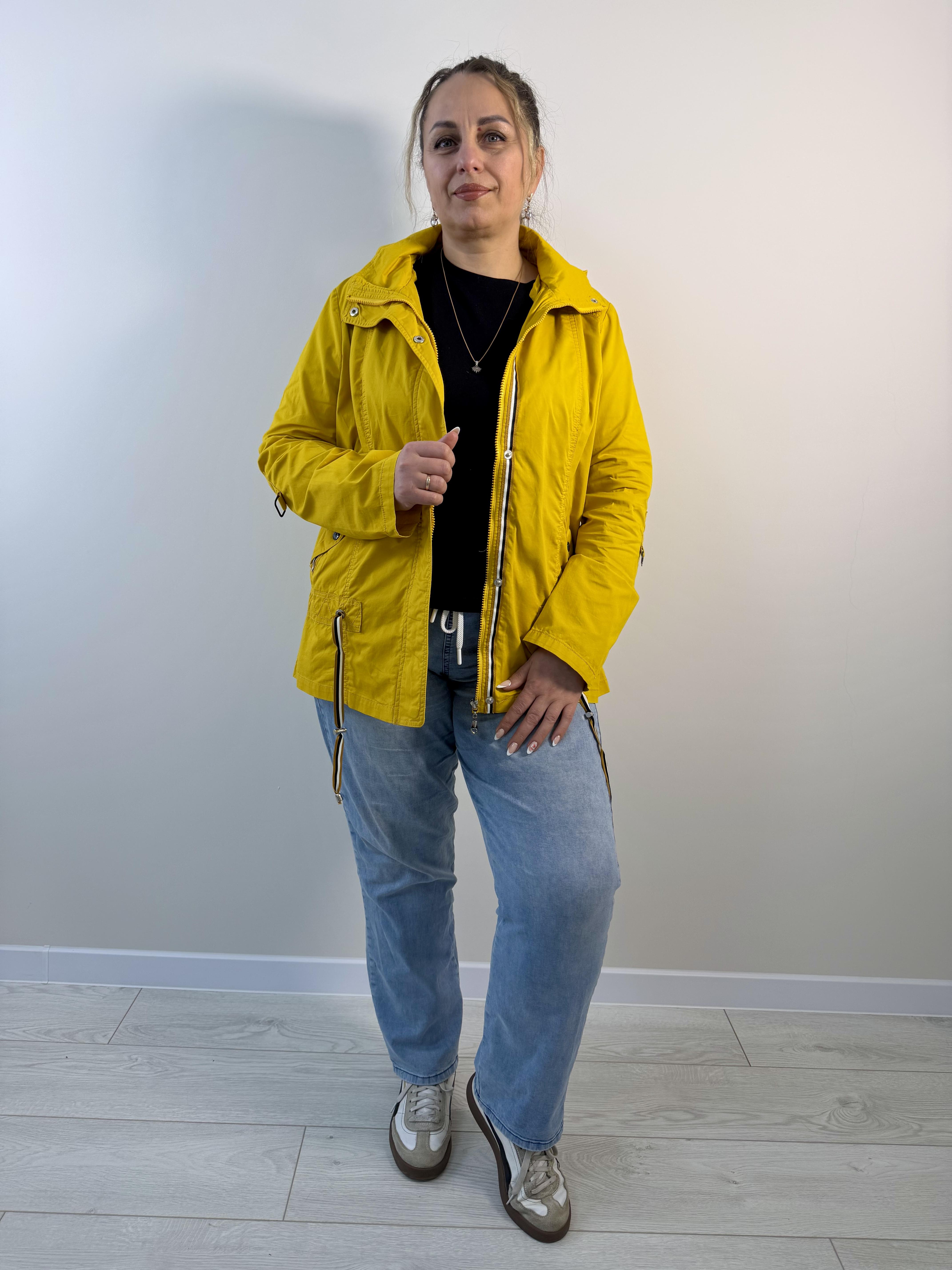 Куртка-ветровка женская cotton 7XL Желтый (785/7XL(Ж)) Куртка-ветровка женская cotton 7XL Желтый (785/7XL(Ж))
