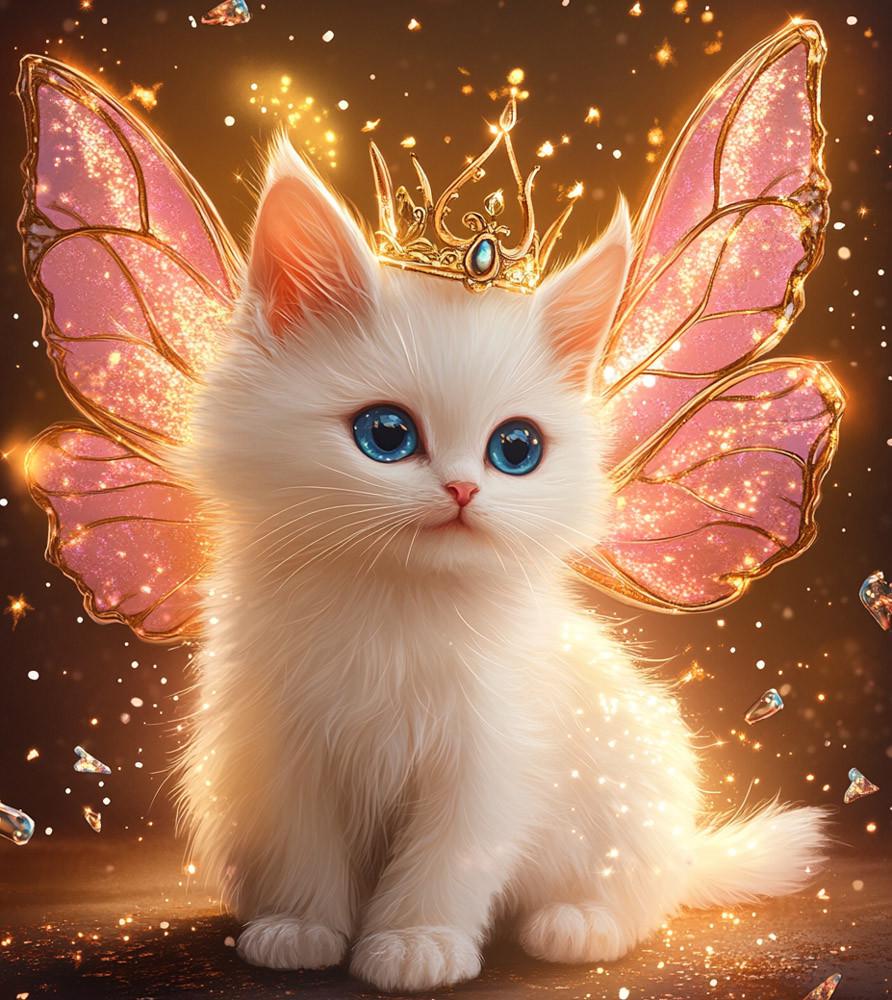 Алмазная мозаика Dream Toys Волшебная кошка 20х20 см (2987255827)