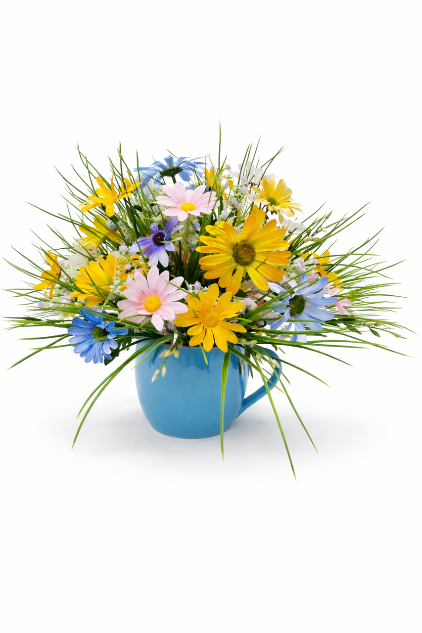 Композиция из искусственных цветов 40х35 см (2972275822)