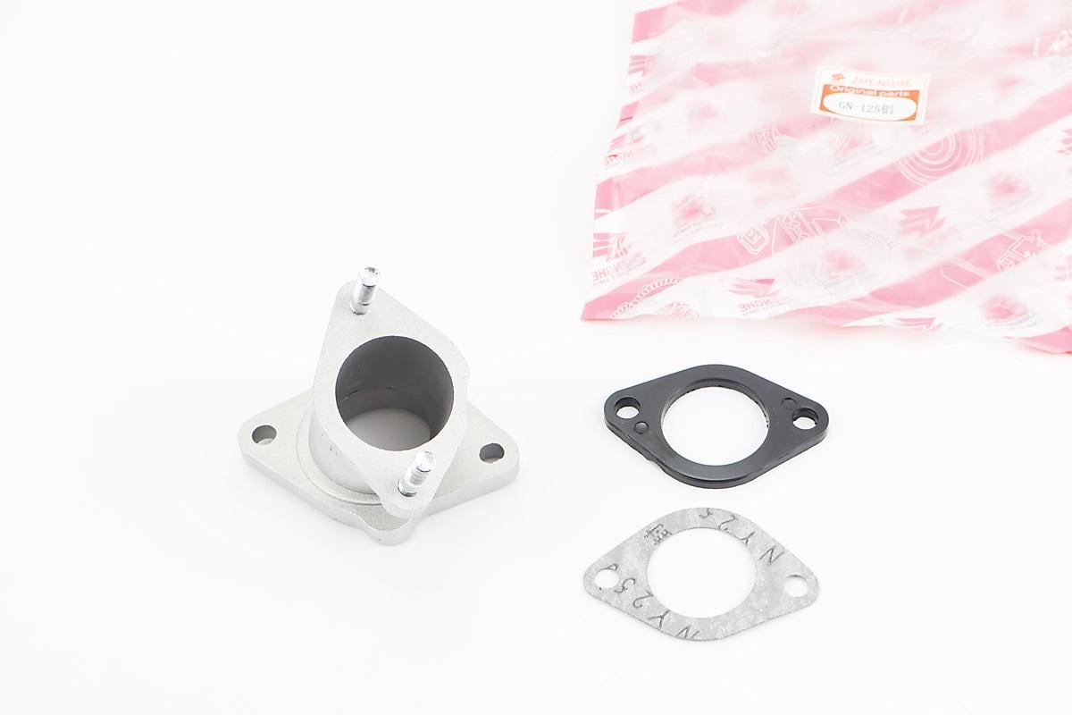 Патрубок карбюратора металлический тип 2 к мотоциклу Viper-125-150J внутренний диаметр 29 мм (998563)