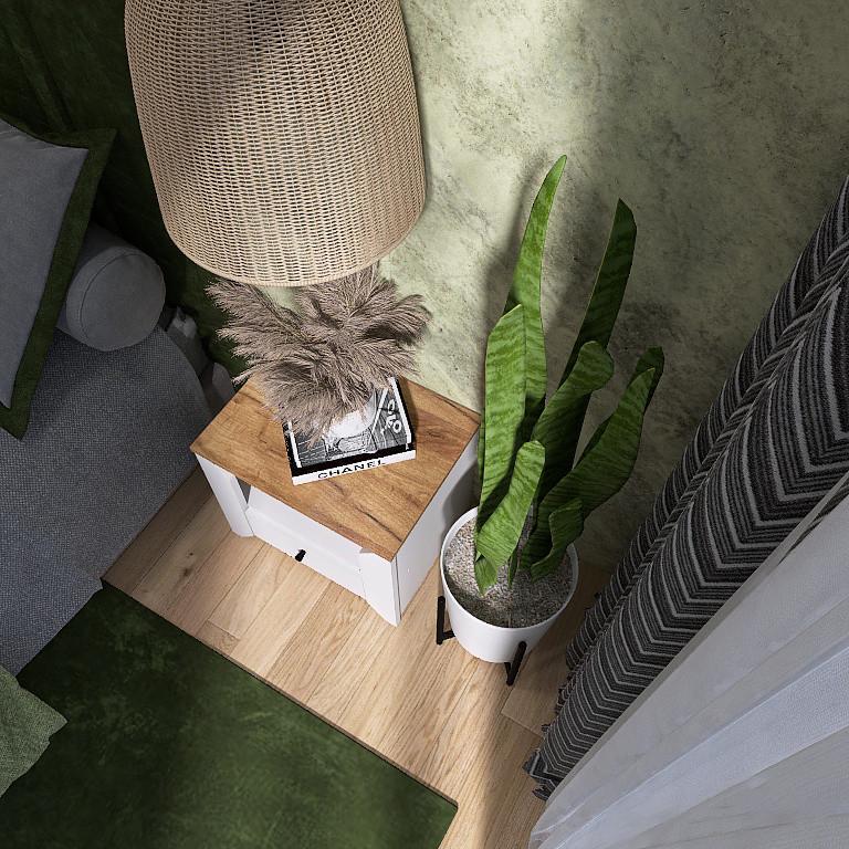 Тумба приліжкова Еверест Нордік-500 50х37,8х42 см Дуб крафт золотий/Білий (ЕВ20670) - фото 6 Тумба приліжкова Еверест Нордік-500 50х37,8х42 см Дуб крафт золотий/Білий (ЕВ20670) - фото 6