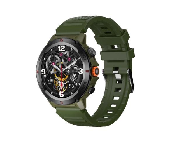 Смарт-годинник IWO W&O X22 IP68 Army Green