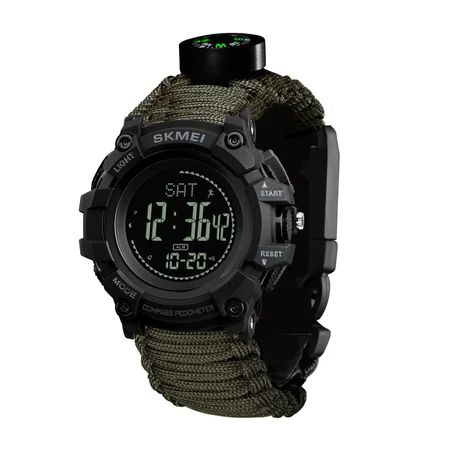 Наручные часы Skmei 1356AGPK Army Green Tactic Compass