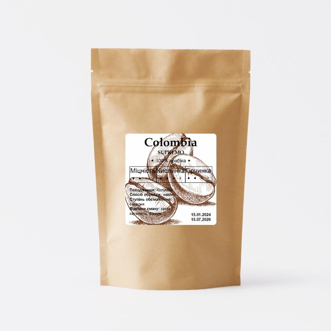 Кофе молотый Колумбия Супремо Арабика 100% 500 г Кофе молотый Колумбия Супремо Арабика 100% 500 г