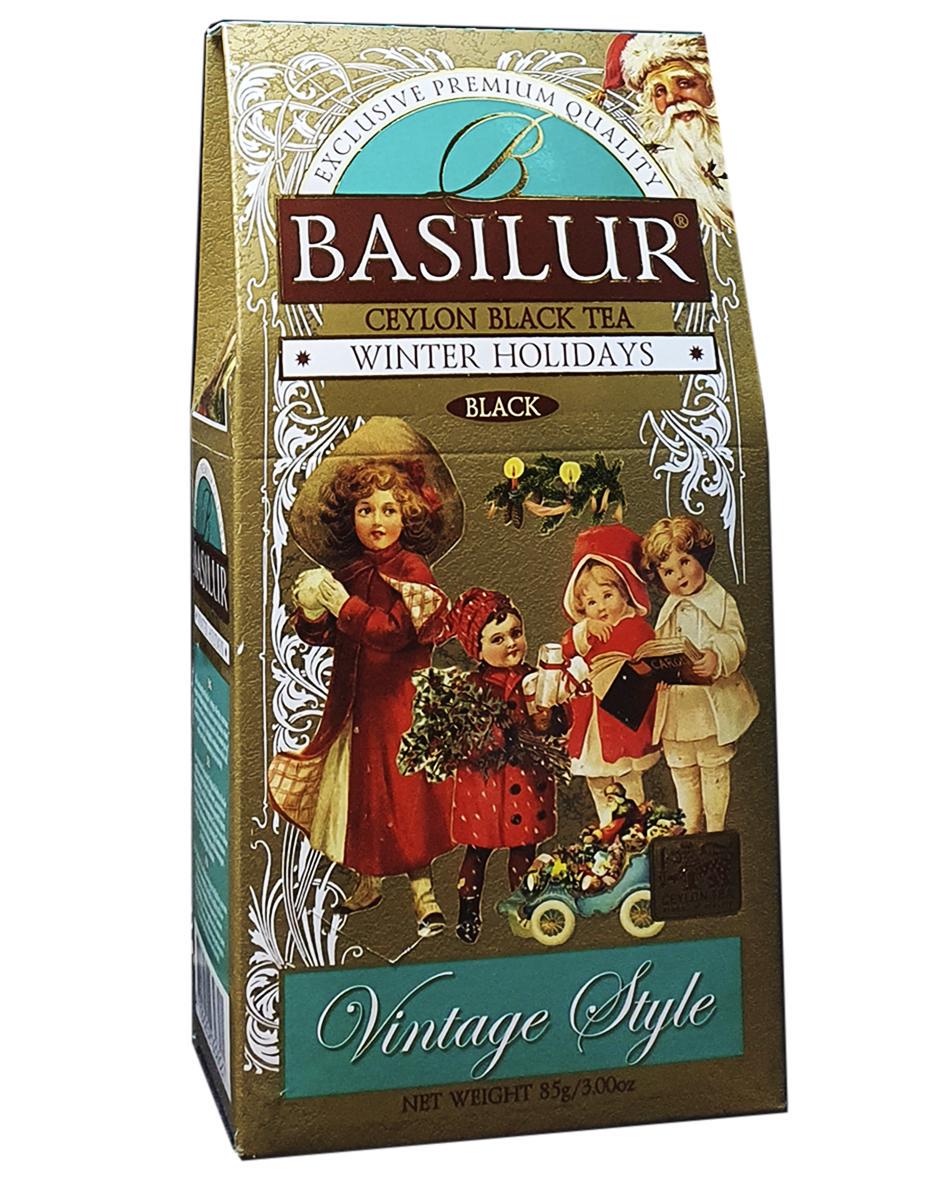 Чай черный цейлонский Basilur Зимние каникулы 85г (56407)
