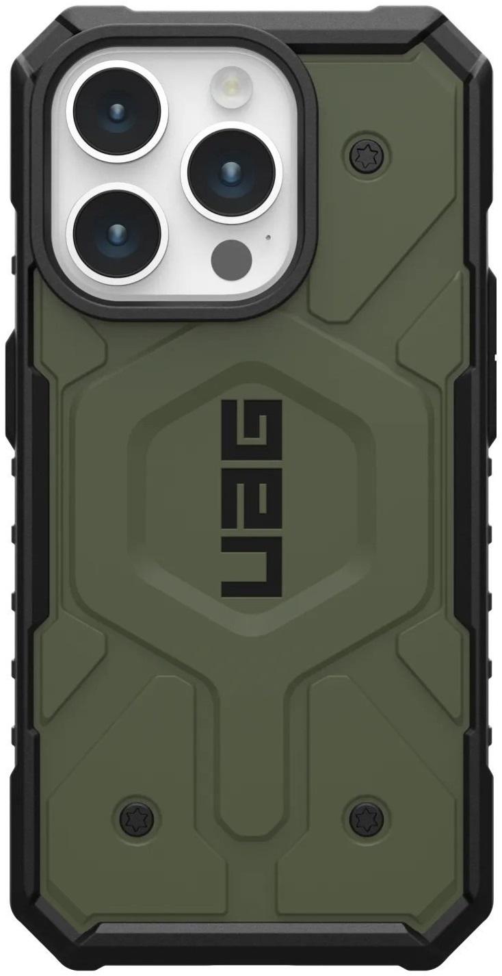 Чехол накладка для телефона UAG Pathfinder Magsafe Apple iPhone 15 Pro Max Olive