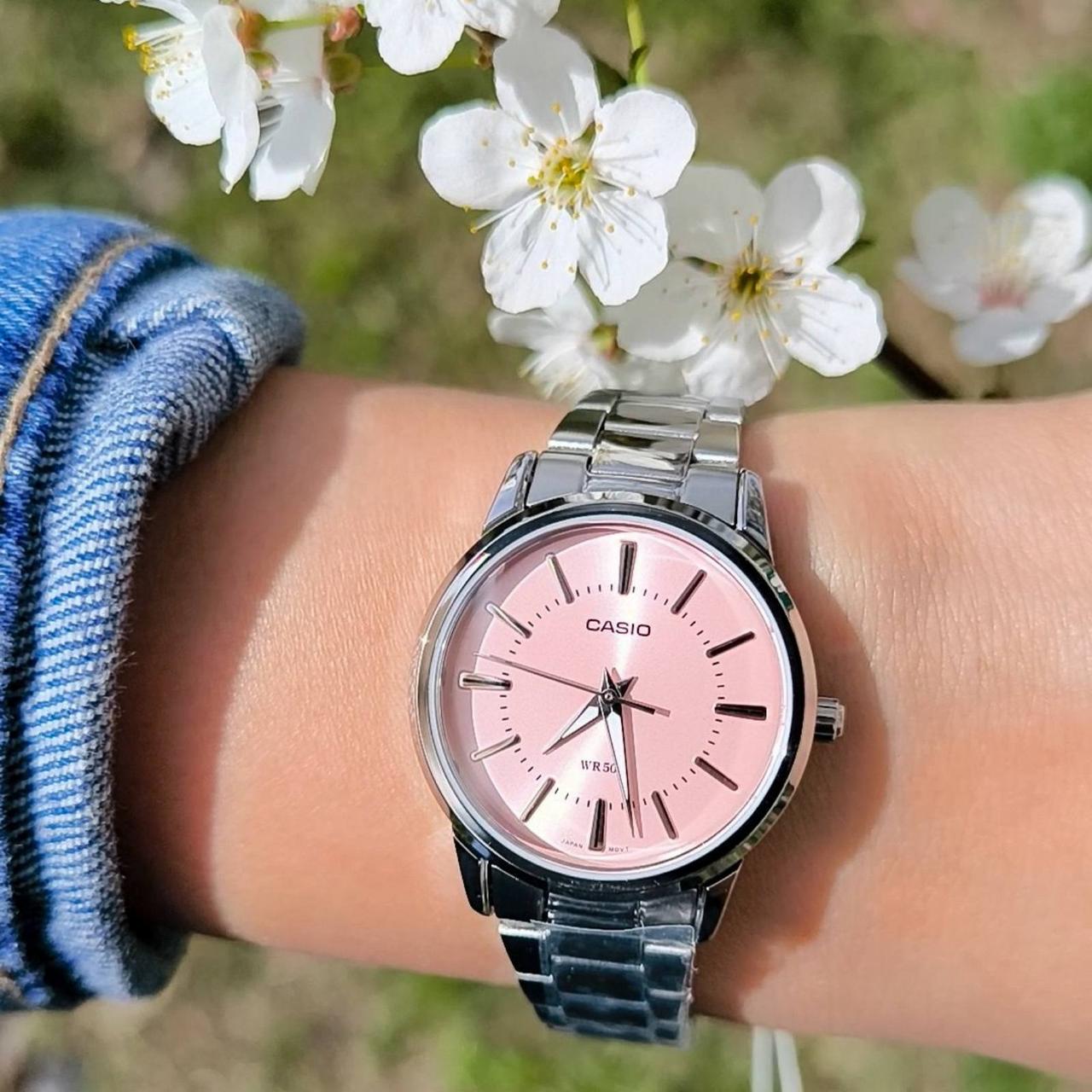 Наручний годинник жіночий Casio LTP-1303D-4A d 30 мм Рожевий (2542154107) - фото 8