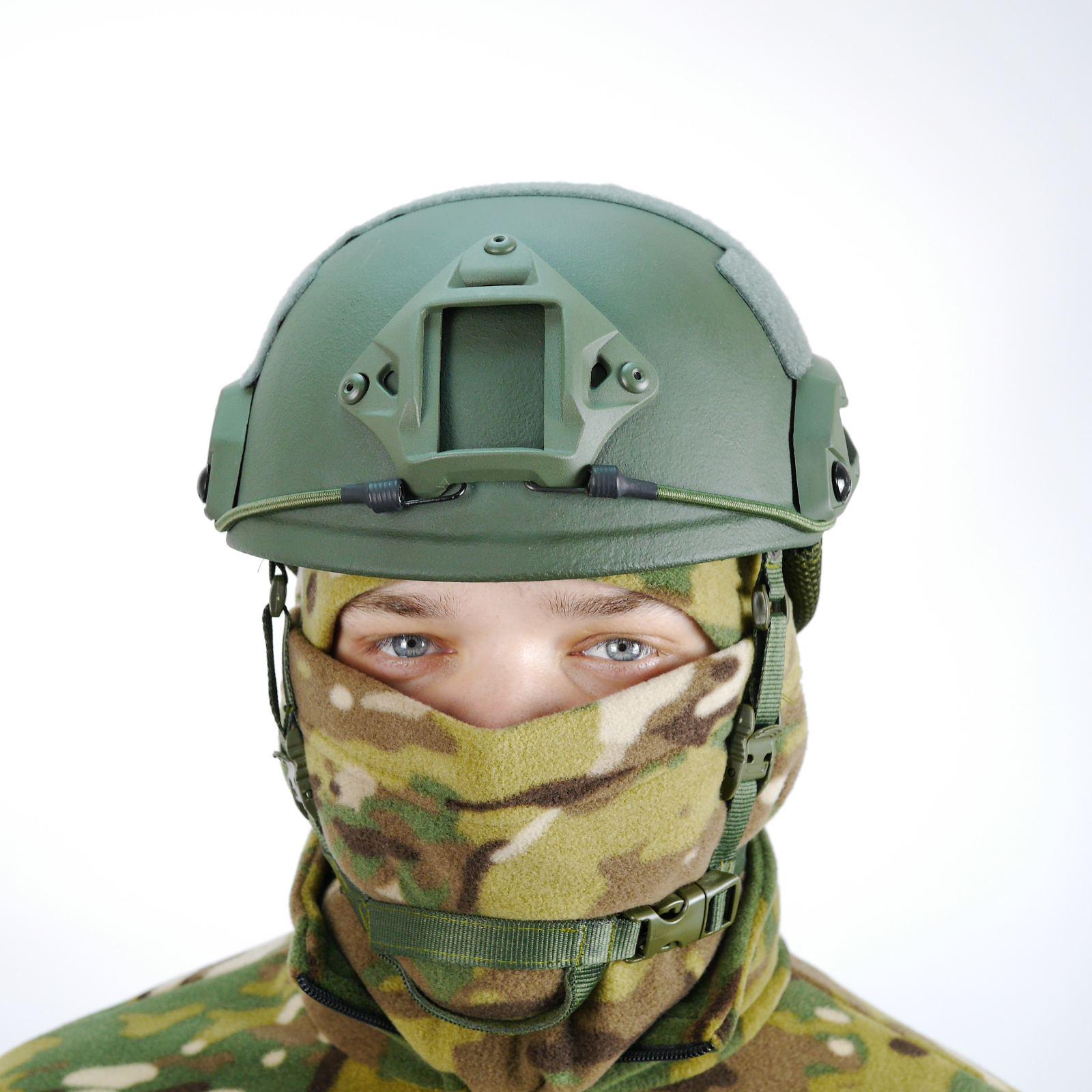 Шолом балістичний FAST Helmet 1 клас захисту ДСТУ рівня NIJ IIIA Olive