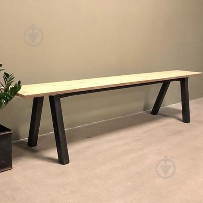 Скамья GoodsMetall в стиле ЛОФТ 1400х450х350 ЛС6 Скамья GoodsMetall в стиле ЛОФТ 1400х450х350 ЛС6