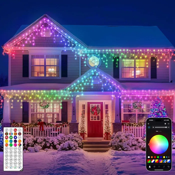 Гирлянда RGB Ollny 10 м 286 LED управления с помощью приложения/16 миллионов цветов/синхронизация музыки (2979548536)