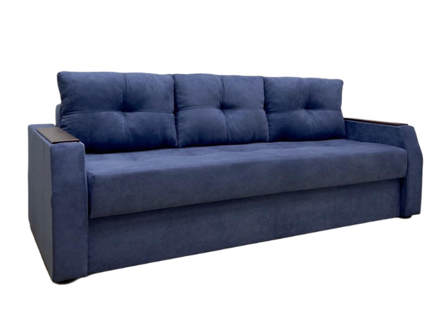Диван Virkoni Браво єврокнижка Аляска 220x90x71 см 11 Синій (44701-010010511) - фото 2 Диван Virkoni Браво єврокнижка Аляска 220x90x71 см 11 Синій (44701-010010511) - фото 2