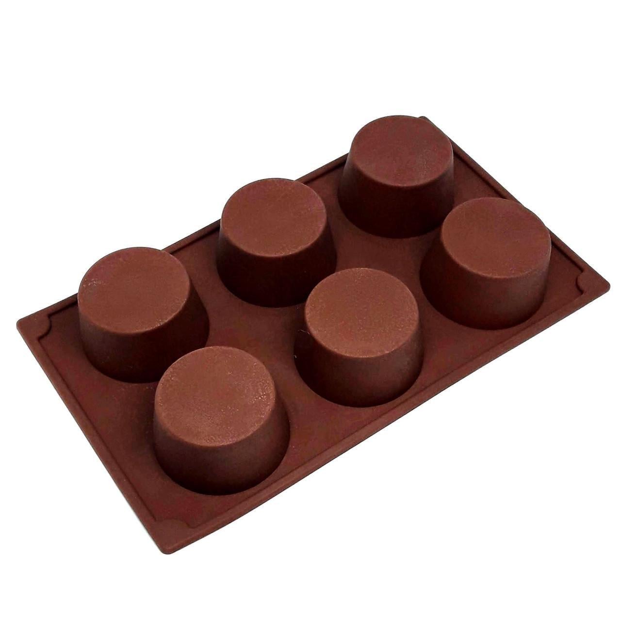 Силиконовая форма MagicKitchen №224 Стаканы 6в1 для евродесертов Коричневый (201463) Силиконовая форма MagicKitchen №224 Стаканы 6в1 для евродесертов Коричневый (201463)