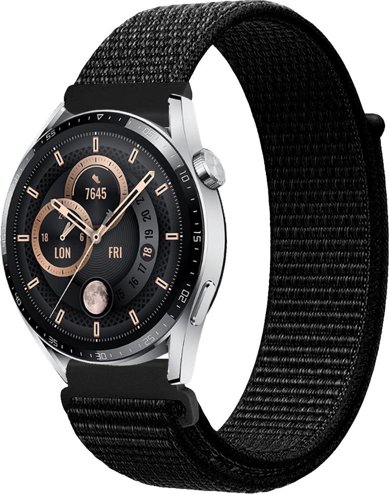 Ремешок нейлоновый Sport Loop для Huawei Watch GT3 46 мм Black (16553-2B)