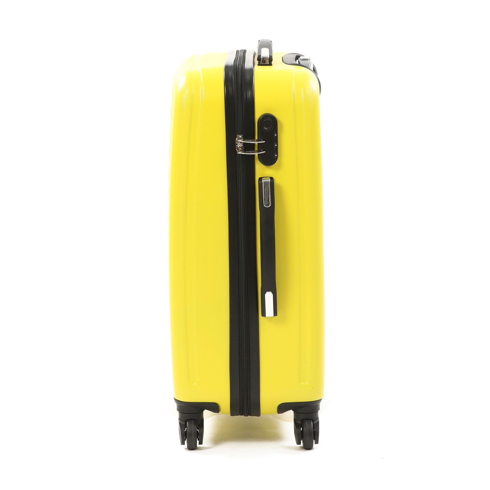 Валіза пластикова Hachi 013 маленька Жовтий - фото 5 Валіза пластикова Hachi 013 маленька Жовтий - фото 5