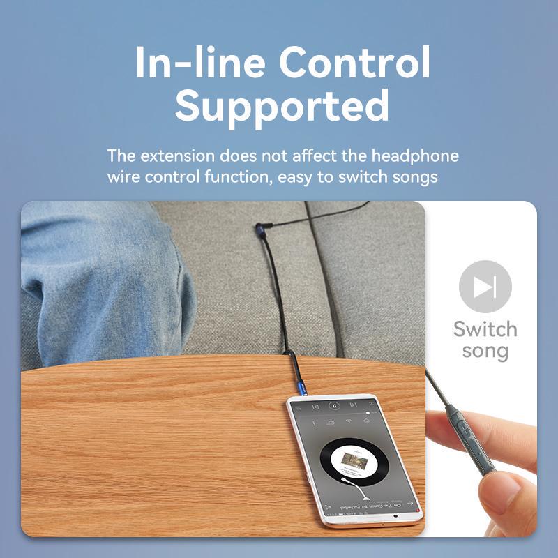 Кабель Vention 3.5 мм minijack-3.5 мм minijack стерео AUX 4-пиновый TRRS 3 м Черный (BHCLI) - фото 11 Кабель Vention 3.5 мм minijack-3.5 мм minijack стерео AUX 4-пиновый TRRS 3 м Черный (BHCLI) - фото 11