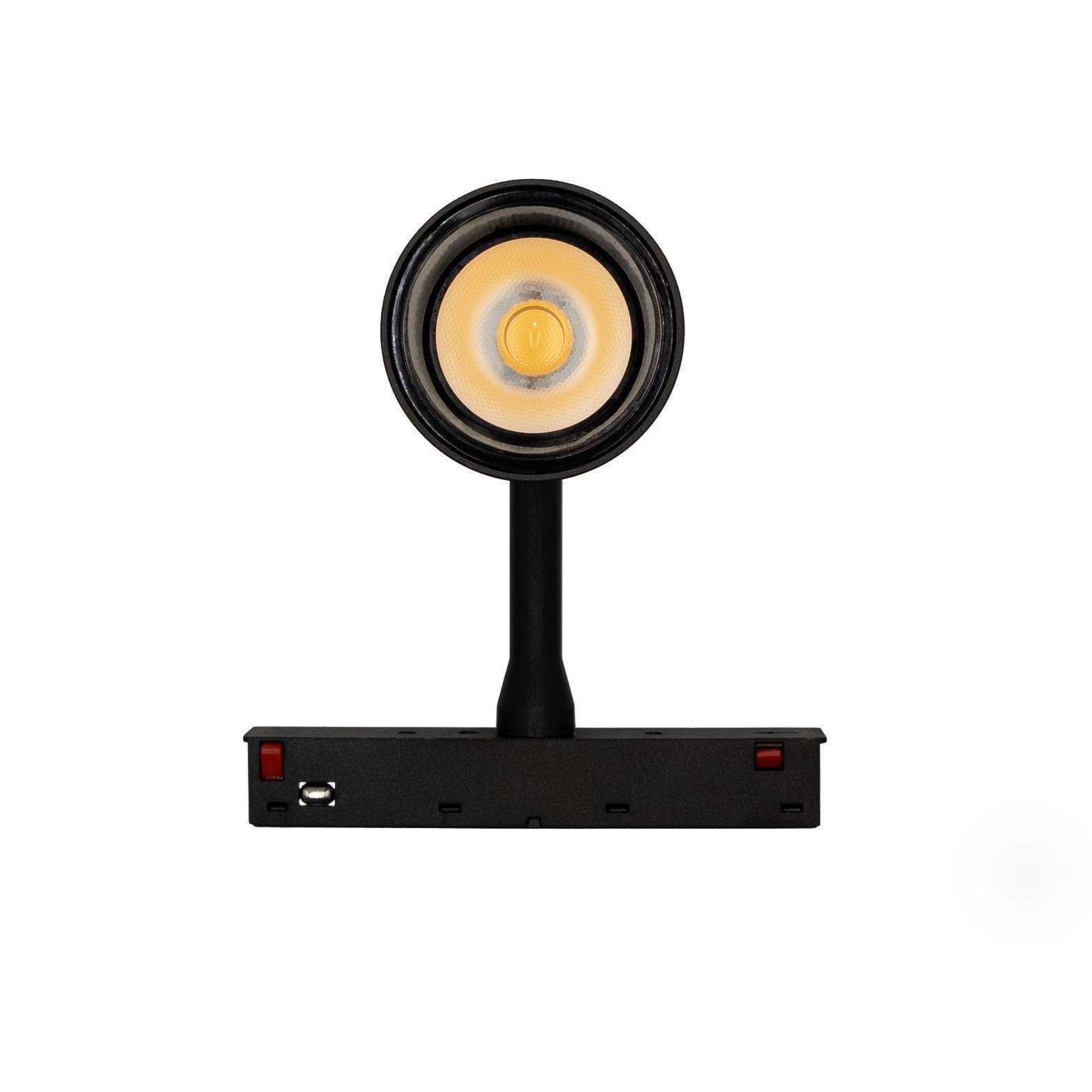 Трековый светильник магнитный Prolum M20 Series-TR 3000К 48V 12W Черный/Теплый белый (28925731) - фото 3 Трековый светильник магнитный Prolum M20 Series-TR 3000К 48V 12W Черный/Теплый белый (28925731) - фото 3