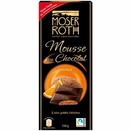 Шоколад Черный Moser Roth Orange Апельсин 150 г (30826297)