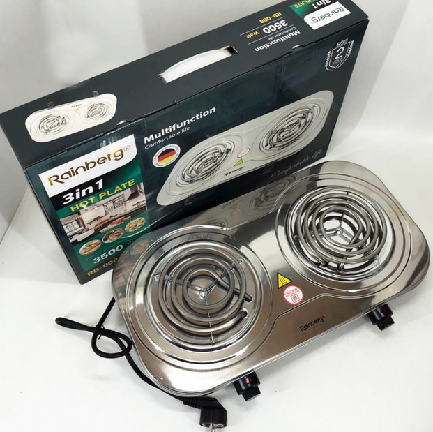 Плитка для разжигания угля Rainberg 008 3500W (22554) - фото 7 Плитка для разжигания угля Rainberg 008 3500W (22554) - фото 7