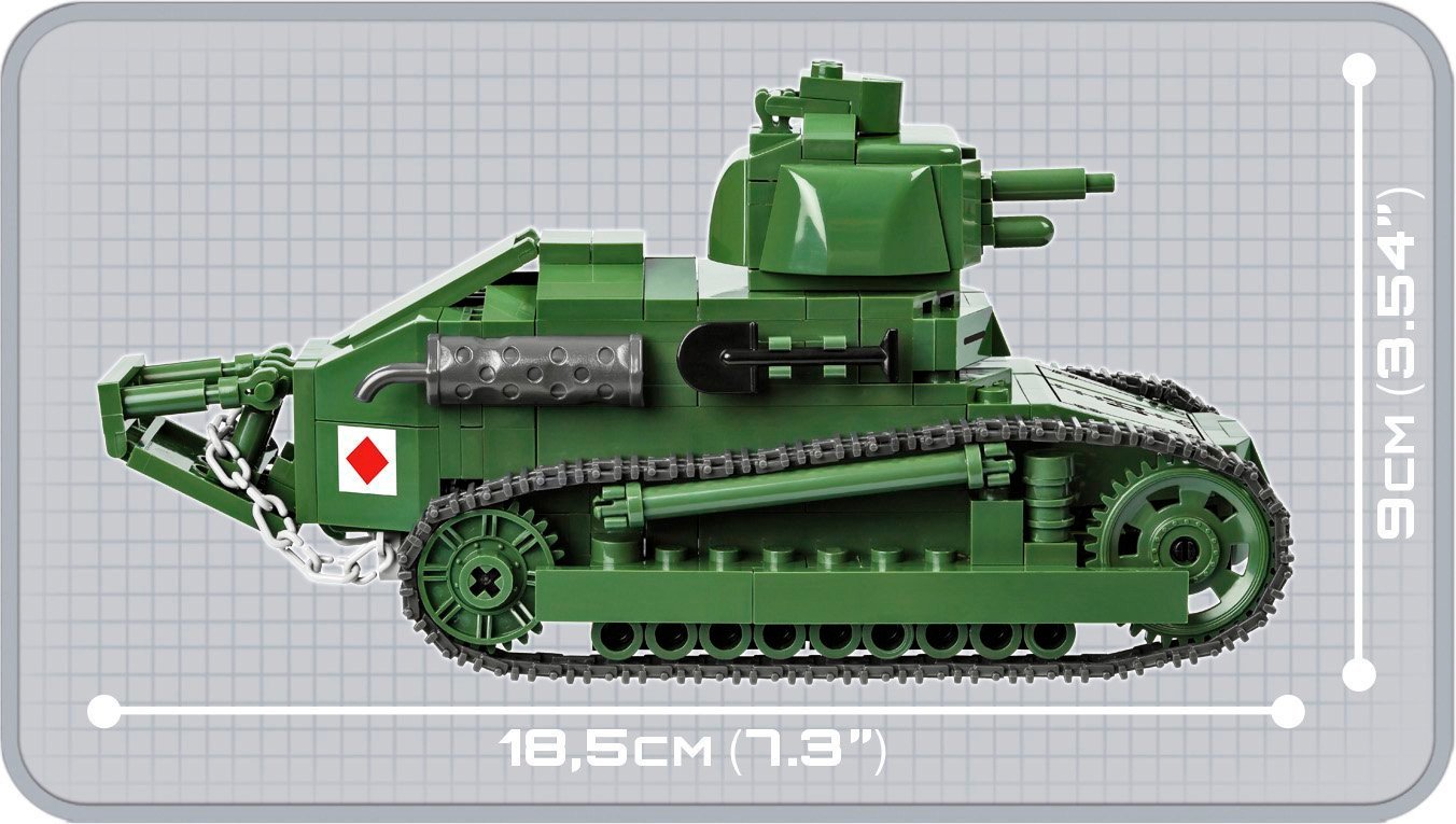 Конструктор Cobi Танк Рено ФТ-17 (COBI-2973) - фото 3