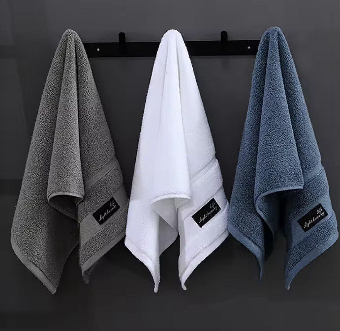 Набор полотенец Home Cosiness 2в1 140х70 см/74х34 см Серый (NR2in1BathGrayCosy) - фото 5 Набор полотенец Home Cosiness 2в1 140х70 см/74х34 см Серый (NR2in1BathGrayCosy) - фото 5