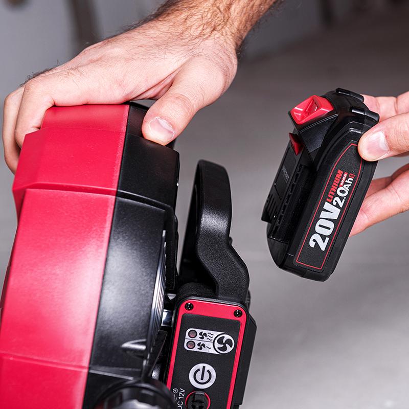 Вентилятор акумуляторний робочий Worcraft CJF-S20Li без акумулятора і зарядного 20В (13060) - фото 8 Вентилятор акумуляторний робочий Worcraft CJF-S20Li без акумулятора і зарядного 20В (13060) - фото 8