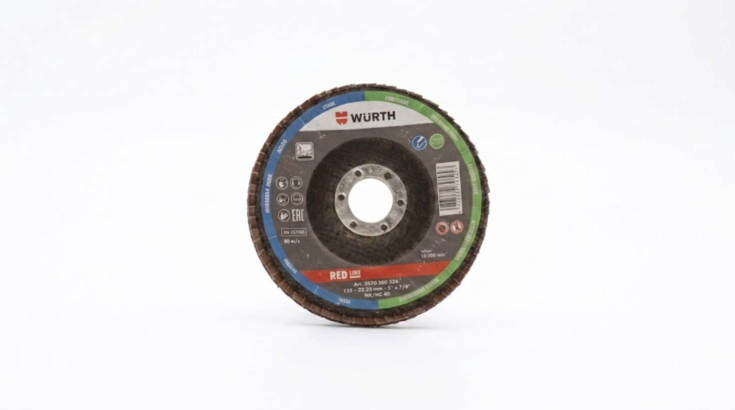 Круг лепестковый зачистной 3M КЛТ 125х60 NC/NK 60 1 шт. (3098773084/К2512)