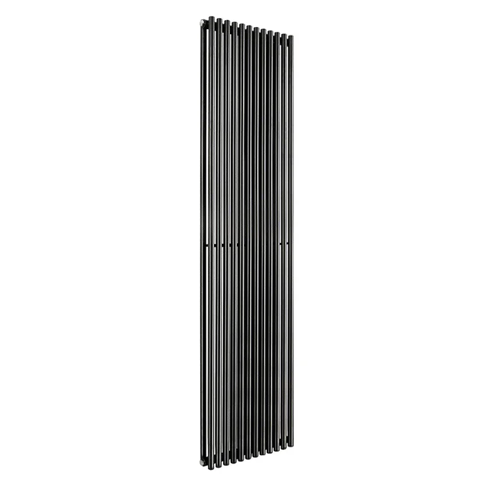 Радиатор дизайнерский Rastas Michael 2 1800х500 вертикальный Черный матовый (TPT-RR-MX1800500DB)