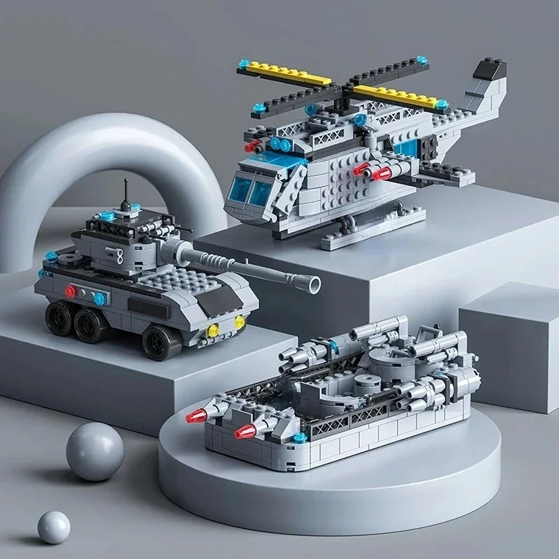 Конструктор Військовий корабель 70 см (30220271) - фото 6 Конструктор Військовий корабель 70 см (30220271) - фото 6