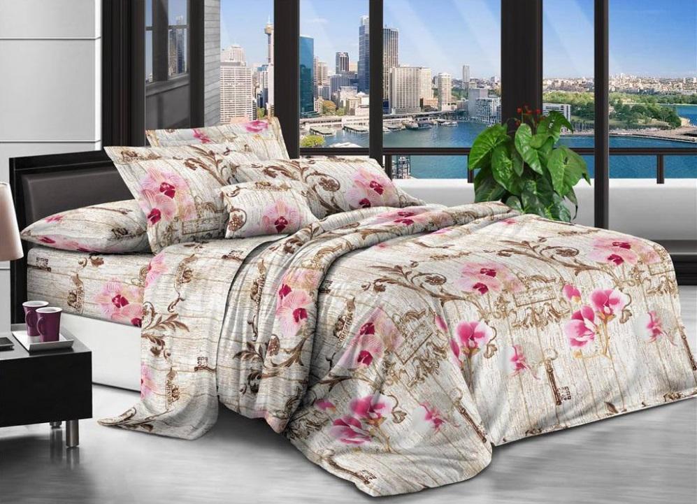 Постельное белье евро Vital BP-134 бязь 3D Premium (DR007019)