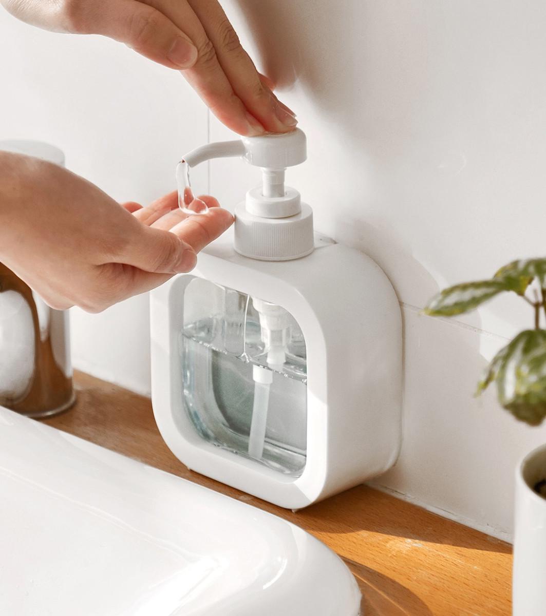 Дозатор для рідкого мила 15012 500 мл Білий (5002590) - фото 3