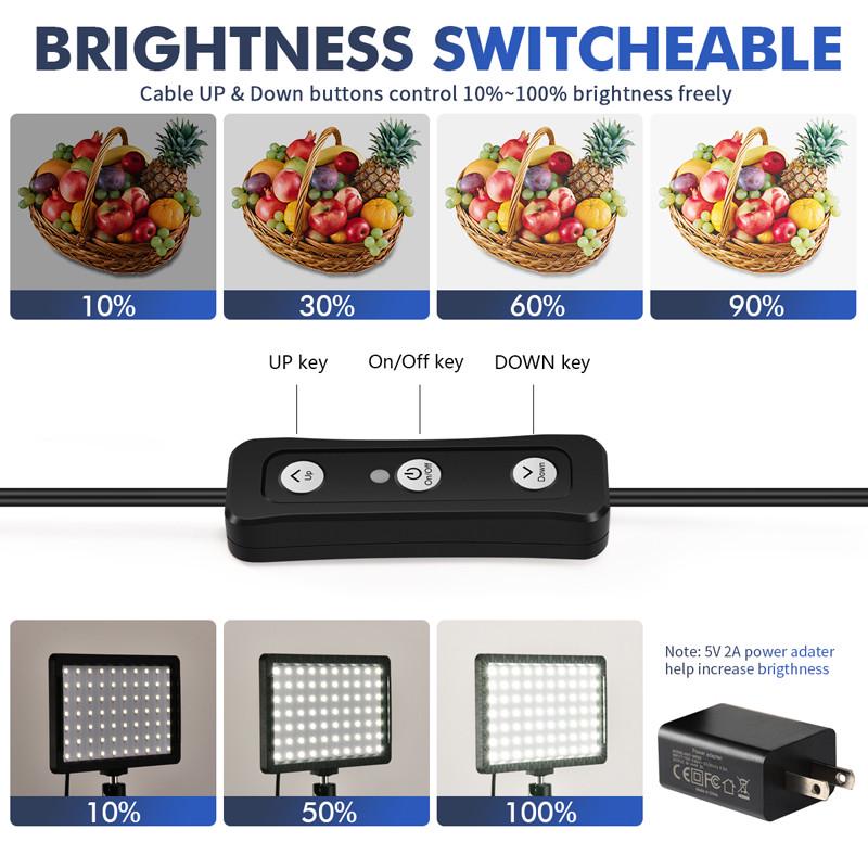 Комплект Led света Teyeleec XK-70D 3хLed светильника со стойками и цветными светофильтрами - фото 5