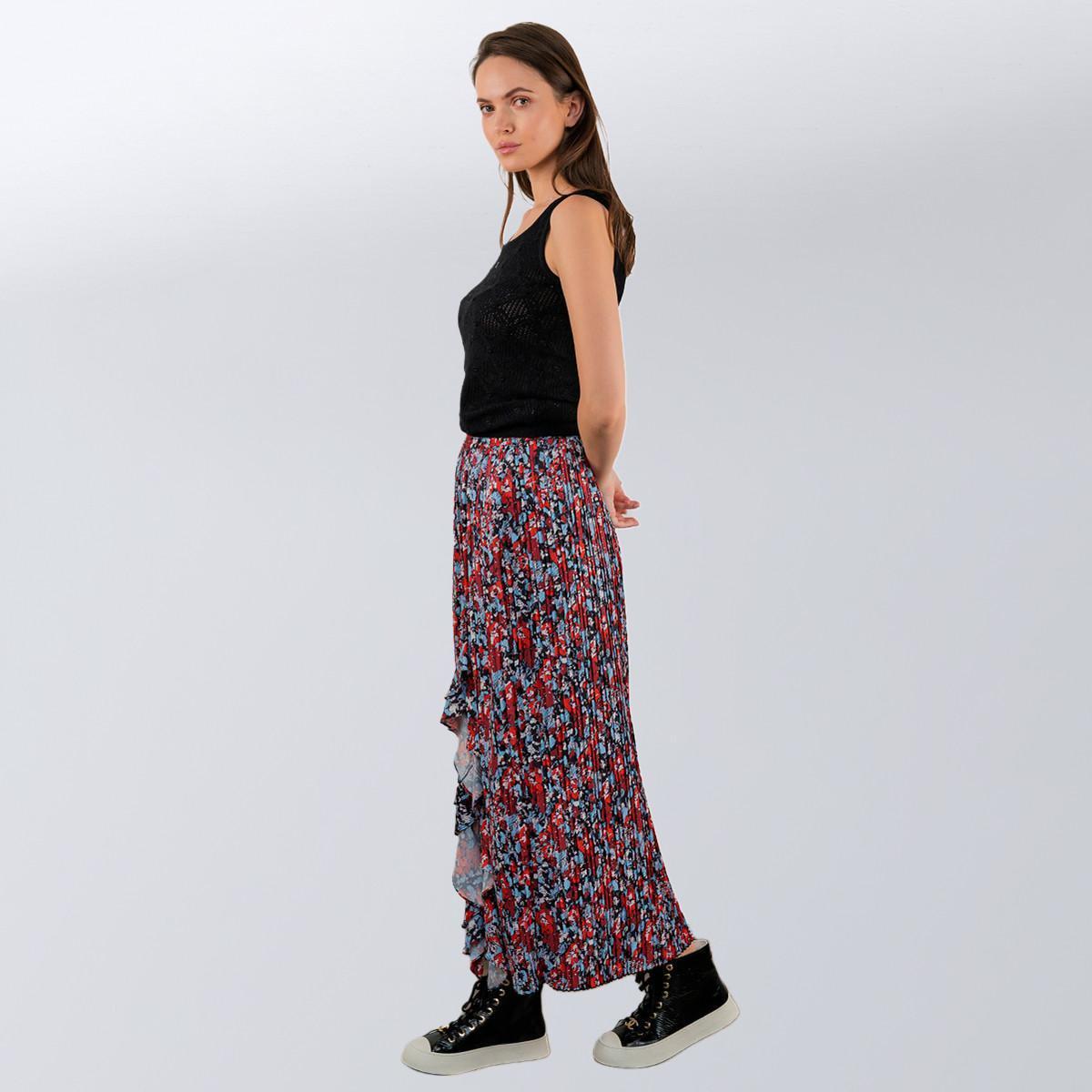 Спідниця жіноча Ganni Georgette Midi S Різнокольоровий (2797308437) - фото 5