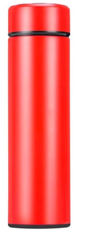 Термос 7333 с датчиком температуры 500 мл красный