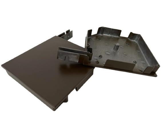 Комплект кришок бічних для ролет Alutech SF45/180u-B 2 шт. Коричневий (31920808)