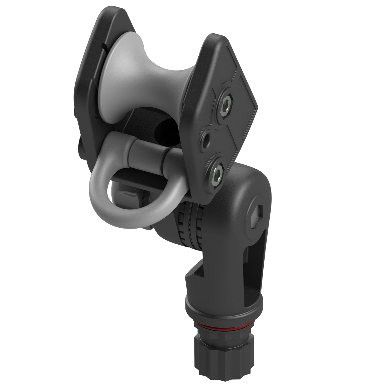 Поворотно-нахильний якірний рим-ролик Borika FASTen ARr003 з направляючим кільцем для фала Чорно-сірий (01.10.004.03.01)