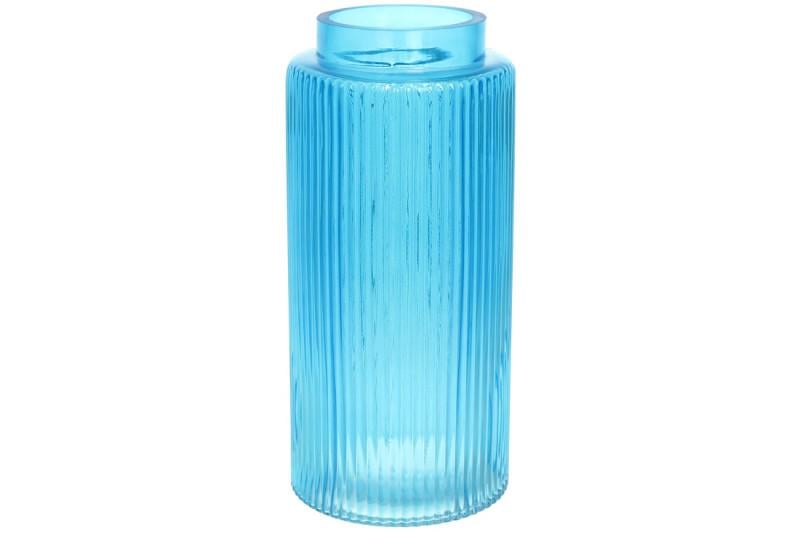 Ваза стеклянная BonaDi 591293 Лазурь 25 см Blue