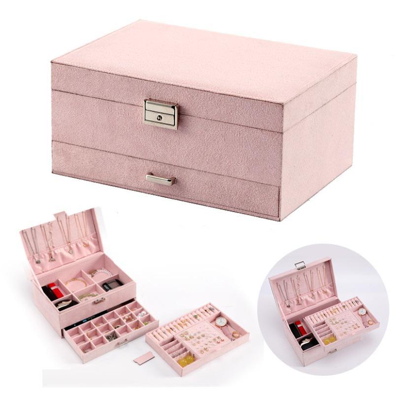 Органайзер для біжутерії та прикрас 15021 11,5х17х24,5 см Рожевий (5002599) - фото 3 Органайзер для біжутерії та прикрас 15021 11,5х17х24,5 см Рожевий (5002599) - фото 3