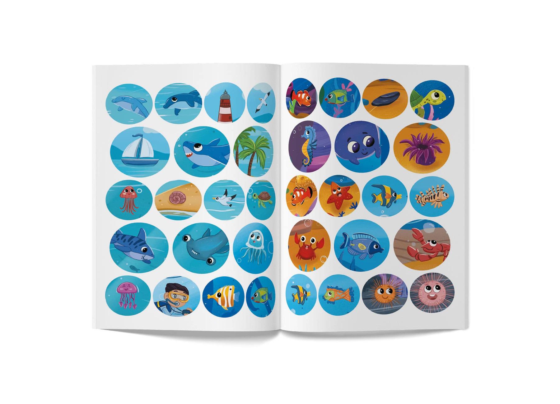 Книга "Інтерактивні наліпки. Море" (F00029691) - фото 2 Книга "Інтерактивні наліпки. Море" (F00029691) - фото 2