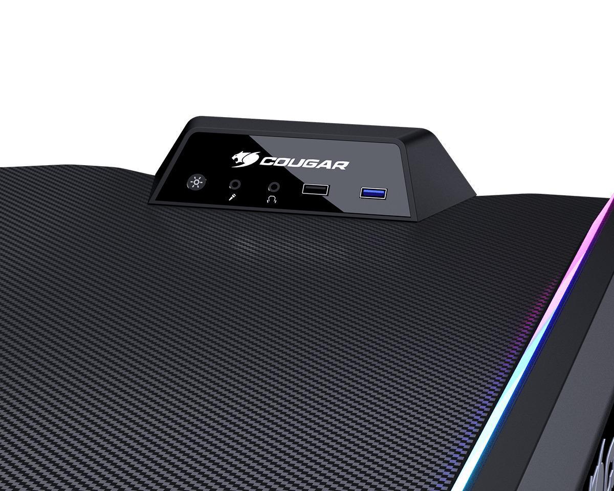 Комп'ютерний стіл для геймера Cougar Mars 120 RGB Black (480222) - фото 2