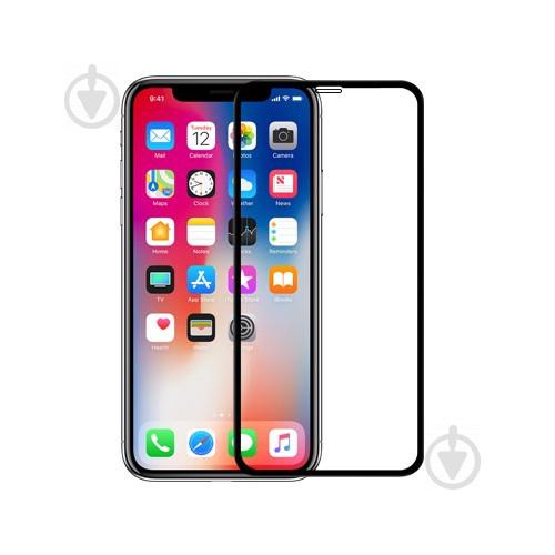 Защитное стекло Walker 5D Full Glue для Apple iPhone X / XS Черный (hub_KLox55187)