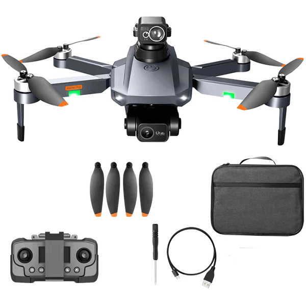 Квадрокоптер RC RG101 PRO 4K и HD камеры GPS БК Black (d223)