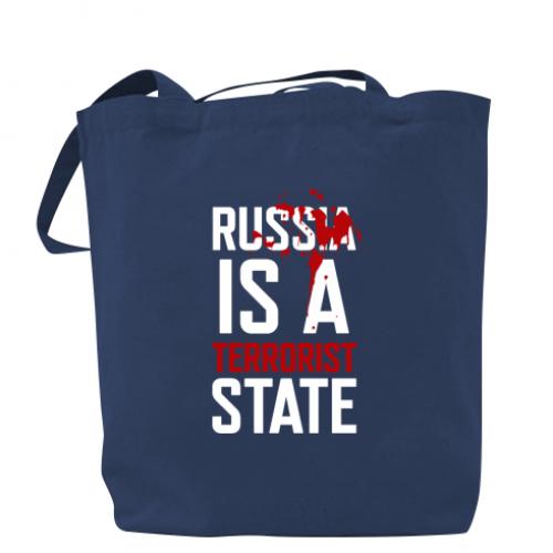Шоппер russia is a terrorist state Темно-синий (11042251-8-167791) Шоппер russia is a terrorist state Темно-синий (11042251-8-167791)
