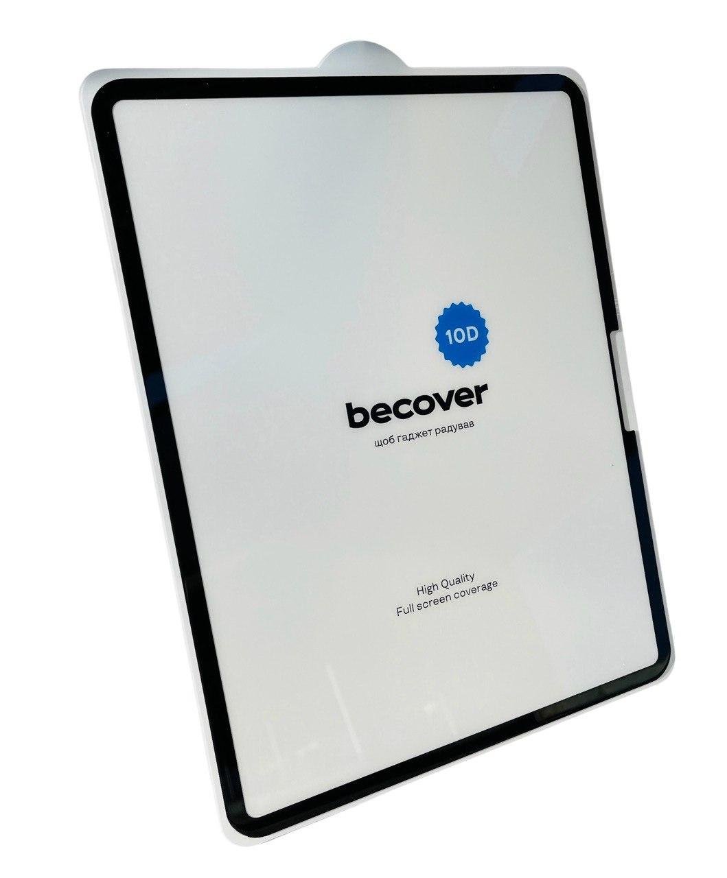 Защитное стекло BeCover 10D для планшета Apple iPad Pro 13" 2024 A2925/A2926/A3007 Black (2385277050)